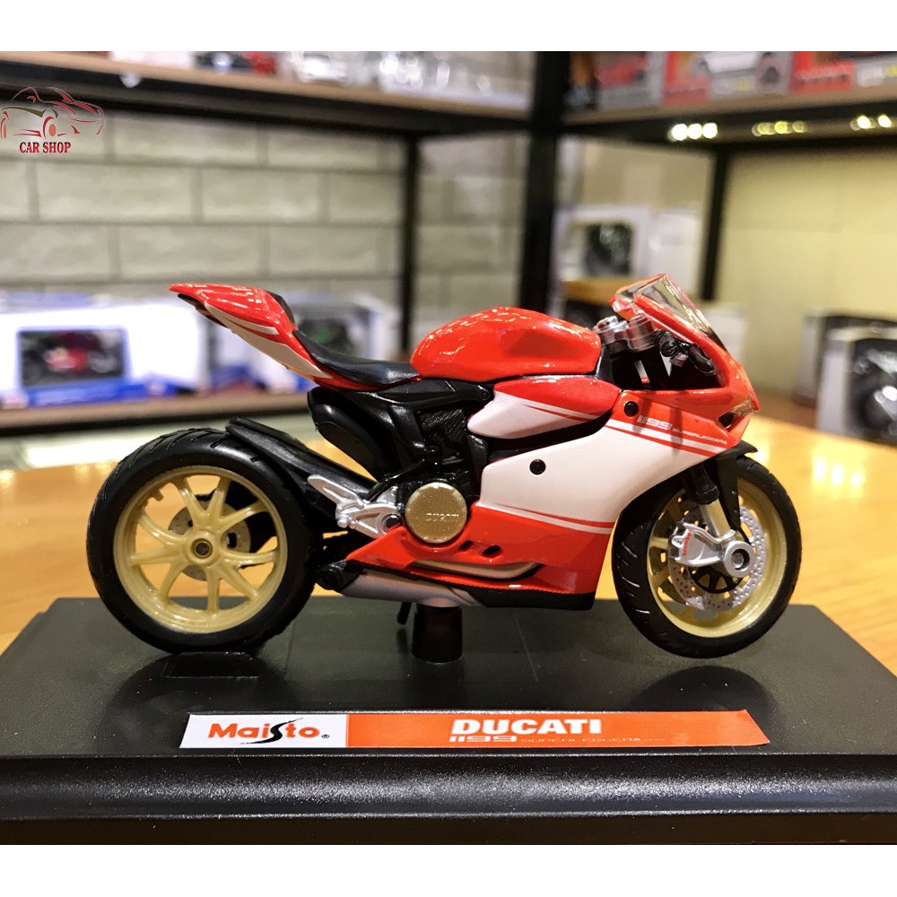 Mô hình xe mô tô Ducati 1199 Superleggera tỉ lệ 1/18 hãng Maisto