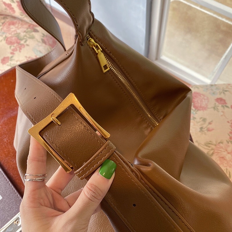 TÚI TOTE DA MỀM BASIC ĐEO CHÉO KÍCH THƯỚC LỚN