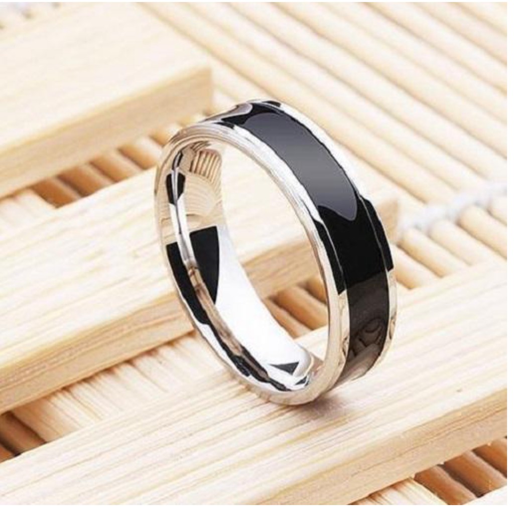 Nhẫn Nam Titan Cao Cấp Không Gỉ  Phong Cách Âu Mỹ RB99
