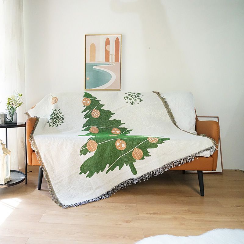 Thảm hình cây thông NOEN, mùa Giáng Sinh dùng decor trang trí nhà cửa