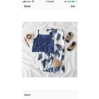 Quần ống rộng taobao new - cạp sau chun