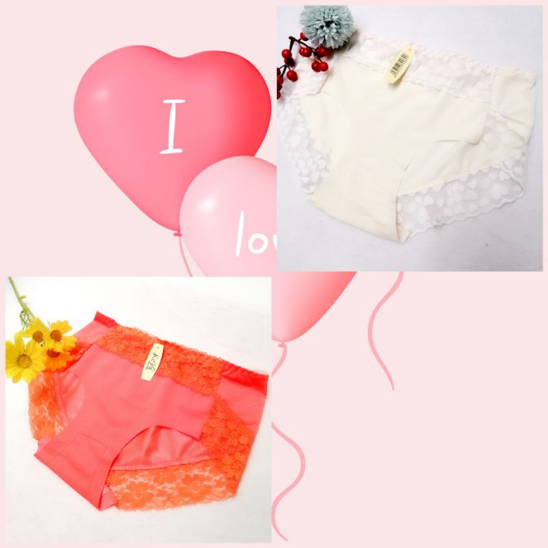 Quần Lót Nữ Su Thun Lạnh Phối Ren Cạp Cao 40kg đến 60kg | BigBuy360 - bigbuy360.vn