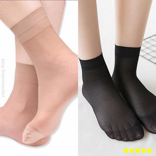 Tất da chân phong cách hàn quốc, tất giấy nữ mỏng đàn hồi cao
