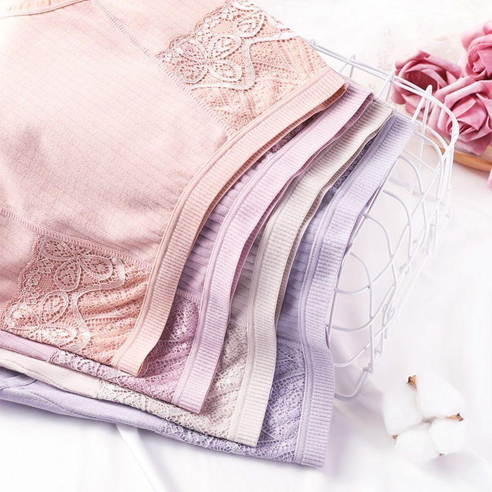 OCEANMAP Quần Lót Ren Plus Size Nâng Hông Cho Phụ Nữ Trung Niên