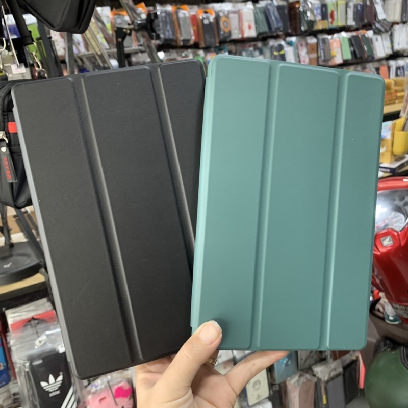 Bao da TPU samsung Tab A7 lite 8.7 inch T220 / T225 dẻo chống sốc gập tam giác có khe bút