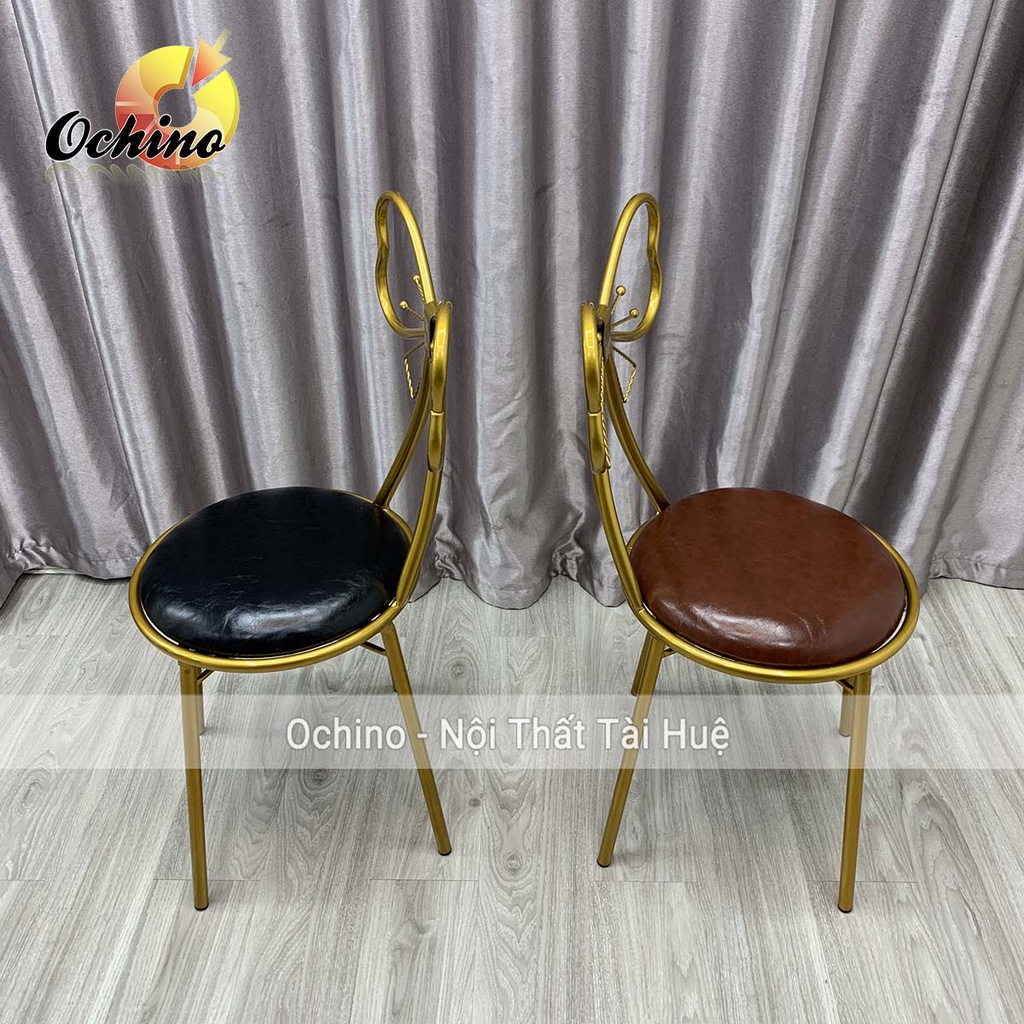 Ghế Trang Điểm Hình Nơ Nhập Khẩu Phong Cách Bắc Âu Sang Chảnh( Hàng Có Sẵn)