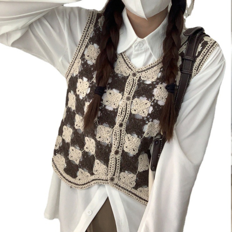 Áo Croptop Dệt Kim Không Tay Thời Trang Mùa Hè Cho Nữ