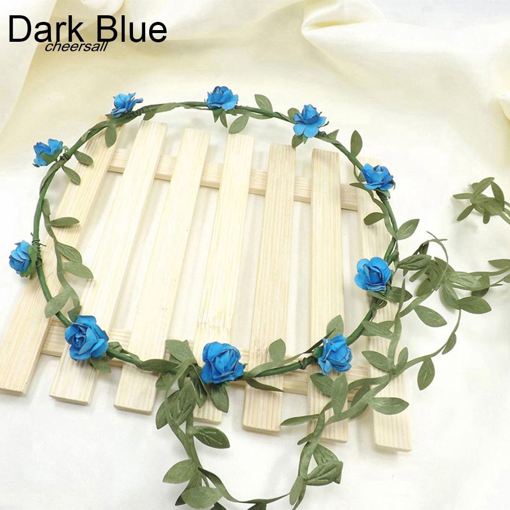 Tấm Vải Che Mặt Cổ Vũ| Vòng Hoa Đội Đầu Kiểu Boho Cho Phù Dâu