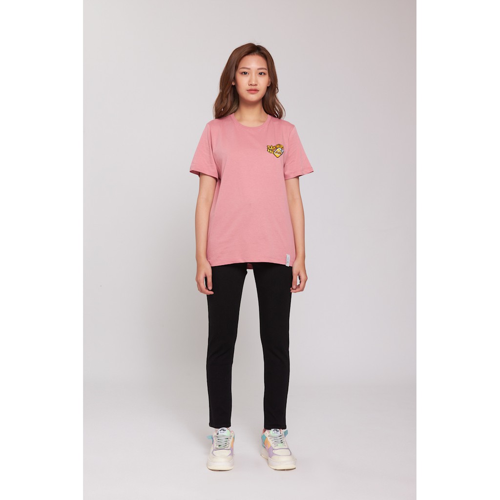 Áo Thun Nữ BOO Dáng Cơ Bản 100% Cotton Cao Cấp Thêu Hình Bia Và Mực Trên Ngực Trái Cá Tính Dành Cho Gen Z