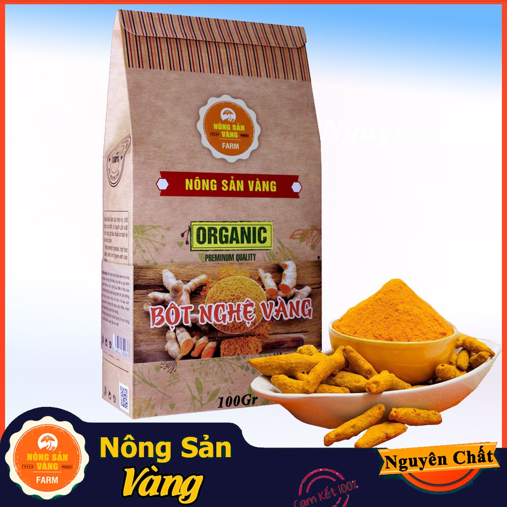 Bột Nghệ Vàng - Nông Sản Vàng 100gr