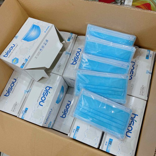 Khẩu trang y tế 4 lớp hộp 50 cái