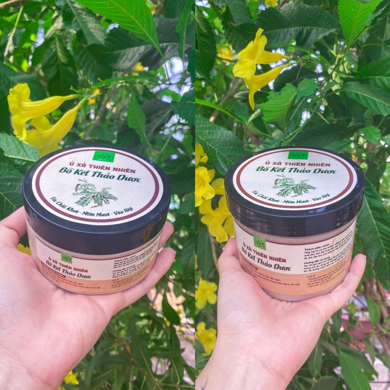 Kem Ủ Xả Bồ Kết Thảo Dược Tơ Tằm - Nuôi Dưỡng Mái Tóc Chắc Khoẻ, Mượt Mà, Nhanh Dài, Giảm Xơ Rối