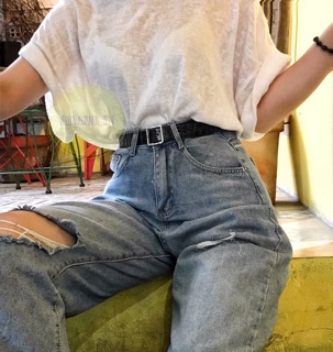 Belt bag ( ẢNH THẬT ) Thắt lưng kèm túi kèm chain