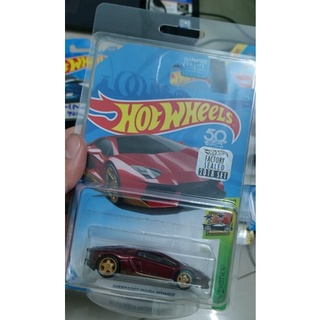 Xe Hotwheels Super Treasure Hunt Siêu Xe Aventador Miura Homage