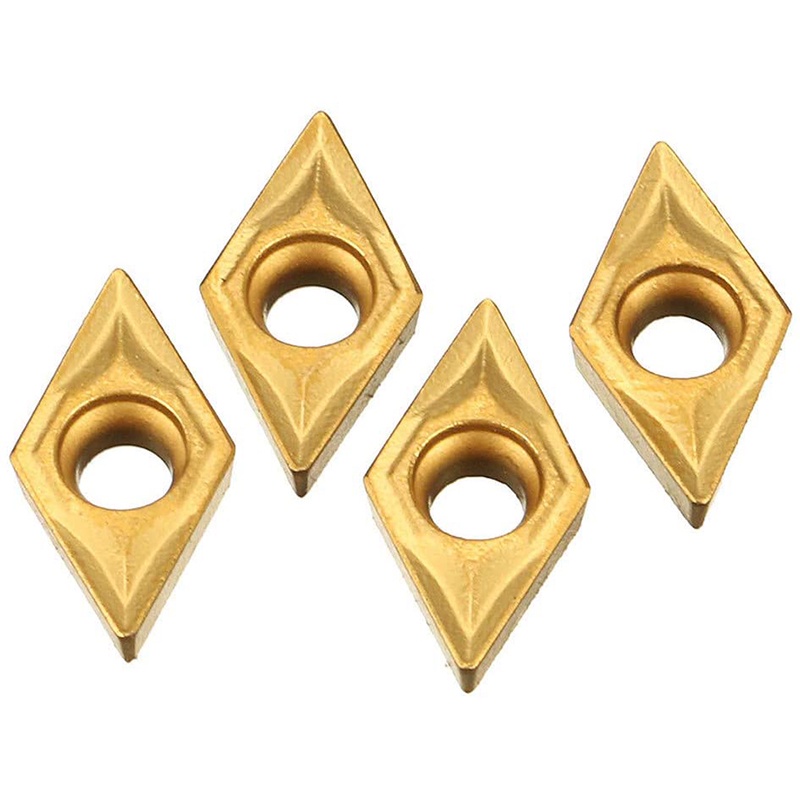 Set 10 Lưỡi Chèn + 4 Giá Đỡ + 4 Chìa Vặn Cho Máy Tiện