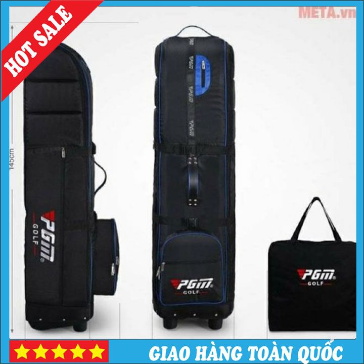 Túi Cover Hàng Không Bọc Gậy Golf PGM - Túi hàng không đựng gậy Golf đi máy bay có bánh xe tiện lợi PGM