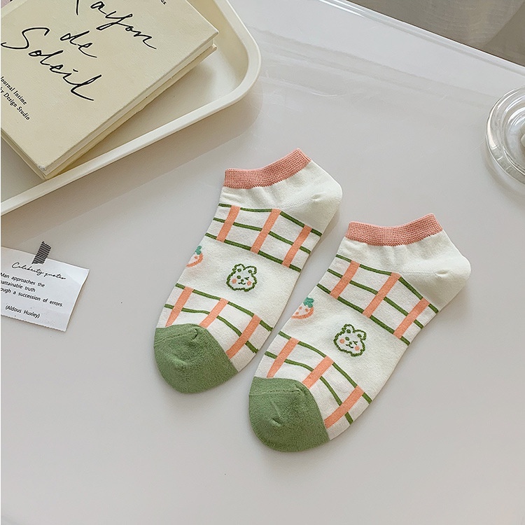 Vớ Thuyền Mỏng Cổ Thấp Phong Cách Nhật Bản Dễ Thương Thời Trang Mùa Hè Cho Nữ