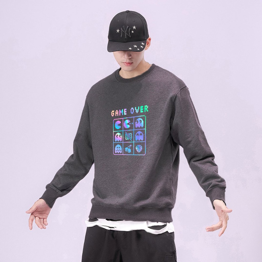 Áo Sweater Game Over Phản Quang, Aó Nỉ Dài Tay Nam Nữ Cá Tính - AS22 | BigBuy360 - bigbuy360.vn