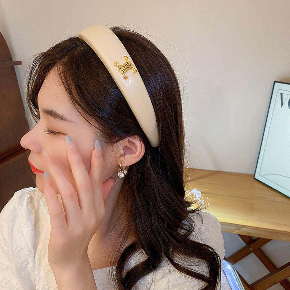 Băng Đô Cài Tóc Rửa Mặt / Trang Điểm Bằng Bọt Biển Rửa Mặt Kiểu Retro Đơn Giản Ngọt Ngào RALPH Arc de Triomph