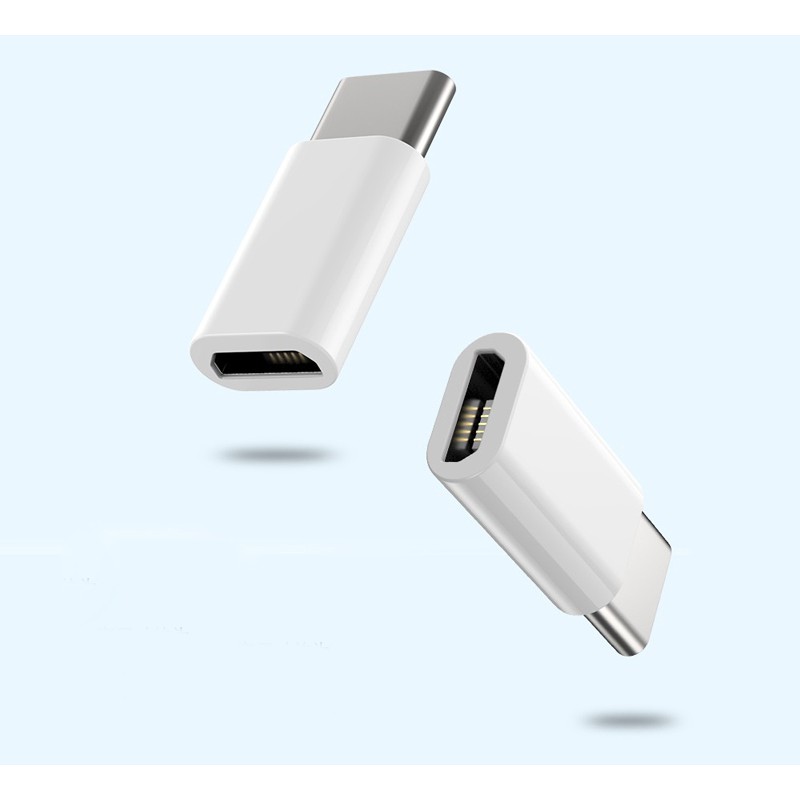 Combo 4 cái đầu chuyển đổi chân Micro USB sang Type C [OTG]