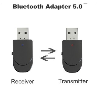 USB thu phát âm thanh Bluetooth 5.0 với cáp AUX 3.5
