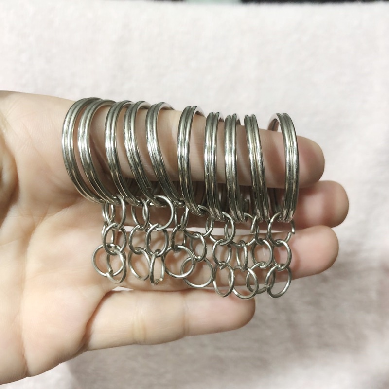 10 Khoen Móc Khoá,handmade( làm đất sét DIY )