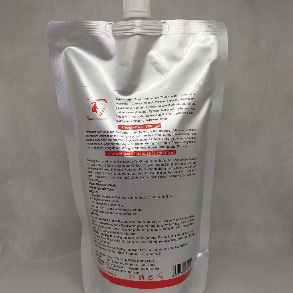 KEM DUỖI THẲNG TÓC BEAUTY PLUS 1000ML