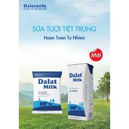1 Bịch Sữa Dalat Milk ( có đường 220ml/ ít đường 220ml/ không đường 220ml)