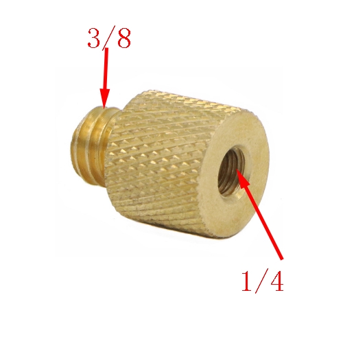 Ốc chuyển đổi đầu ren 1/4" sang lỗ ren 3/8" cho chân máy ảnh