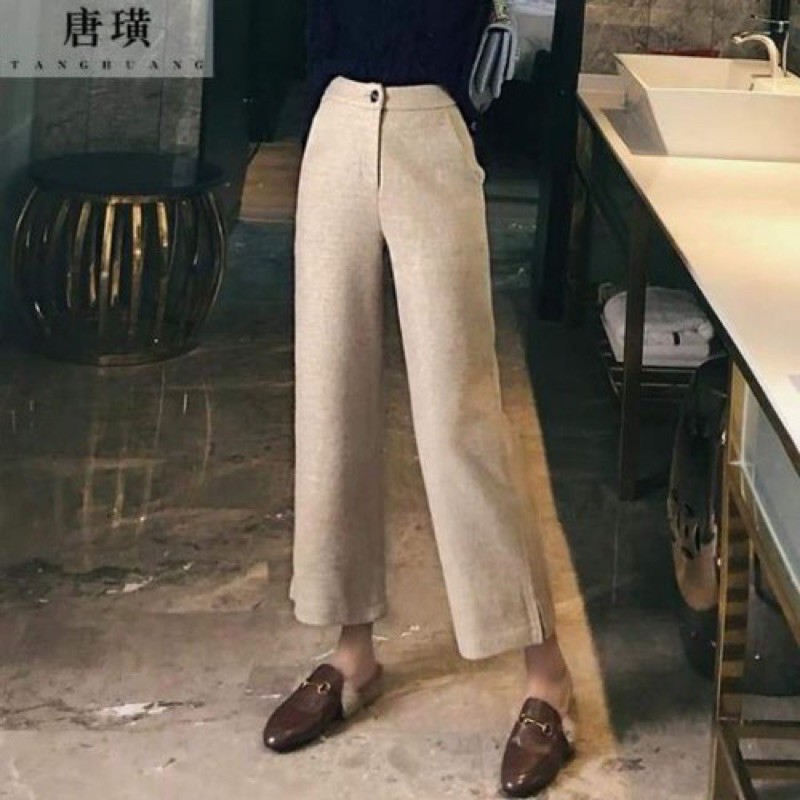 Quần dạ suông, baggy thời trang Hàn Quốc QD89