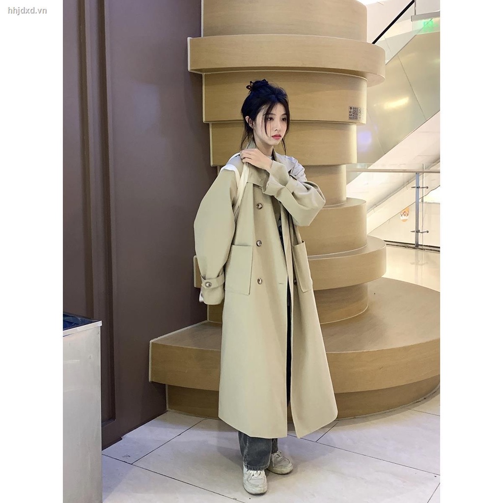 ♝❁Áo khoác dáng dài thiết kế đơn giản phong cách phương tây thời trang cho nữ 2021 | BigBuy360 - bigbuy360.vn