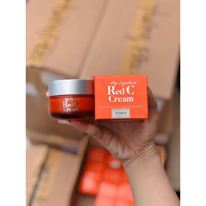 Kem dưỡng ẩm Tiam làm mờ thâm nám tàn nhang TIA'M My Singnature Red C Cream Tiam 50ml | BigBuy360 - bigbuy360.vn