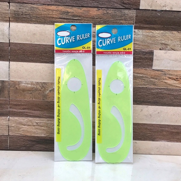 Thước kẻ đường cong đồ thị hàm số parabol toán học cho học sinh và giáo viên - Nguyễn Thùy Store