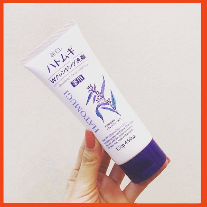 Sữa rửa mặt Hatomugi hạt ý dĩ  130g và 170g Nhật bản