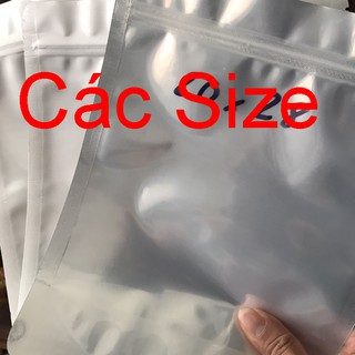 [Giá sỉ] TÚI ZIP BẠC các size / TÚI ZIP 1 MẶT BẠC 1 MẶT TRONG - NTH88