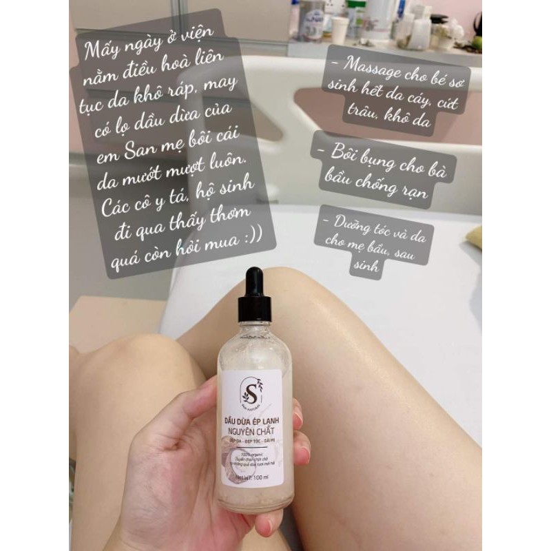 Dầu dừa ép lạnh nguyên chất - Sam Natural (có giấy chứng nhận) | BigBuy360 - bigbuy360.vn