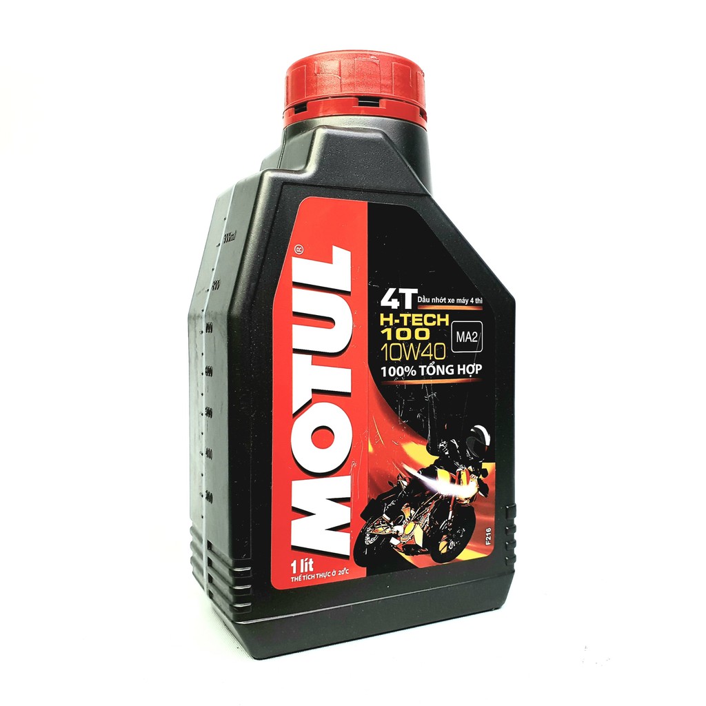 Nhớt tổng hợp xe Exciter, mô tô PKL Motul Hi-Tech 100 4T 10W40 1L