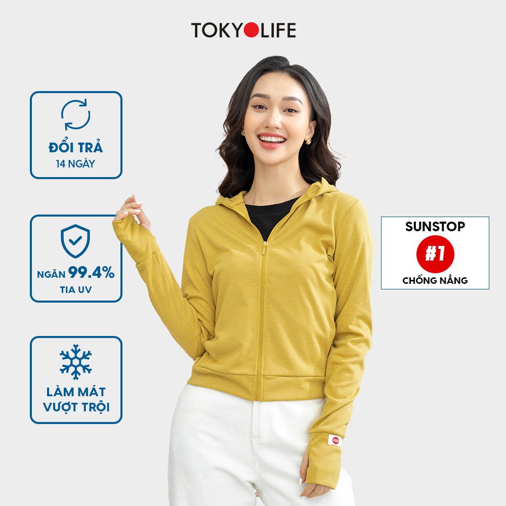 Áo khoác chống nắng TOKYOLIFE dòng UV Master Nữ mũ liền F9UVJ056I