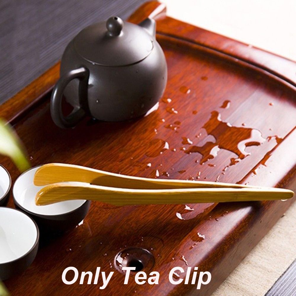 Kẹp gắp trà chất liệu gỗ tre thiết kế mới tiện dụng
