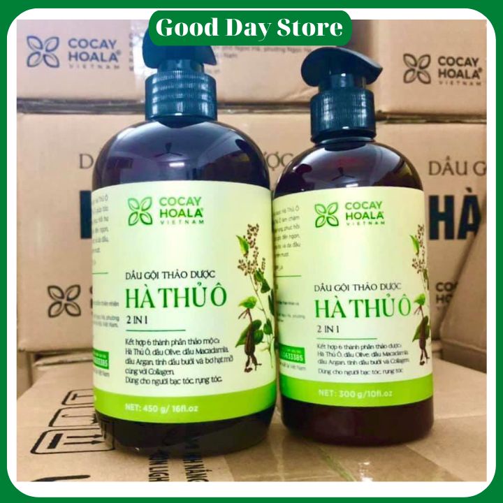 Dầu Gội Thảo Dược Hà Thủ Ô 2in1 Giảm Rụng Tóc - Giảm Bạc Tóc