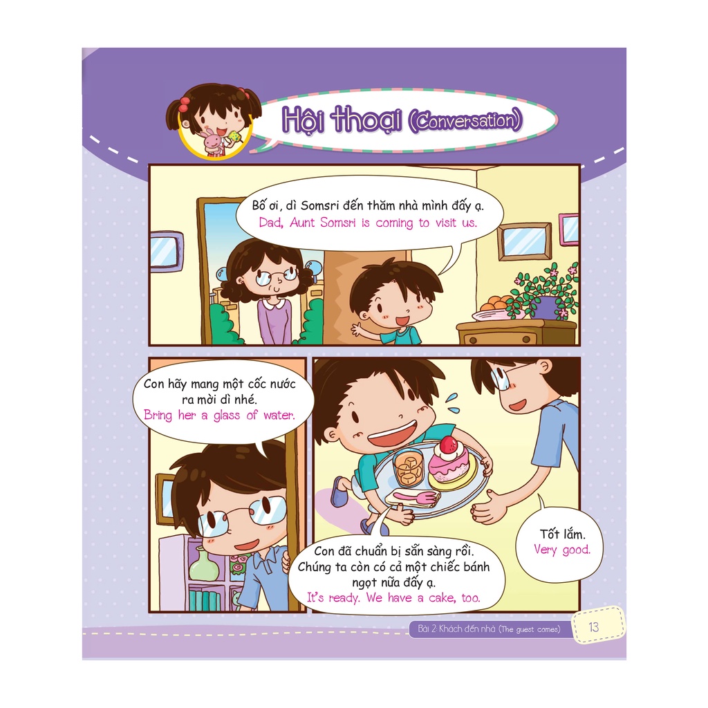 Sách Tiếng Anh Giao Tiếp Cho Trẻ Em - Family’S Activities - Các Hoạt Động Trong Gia Đình