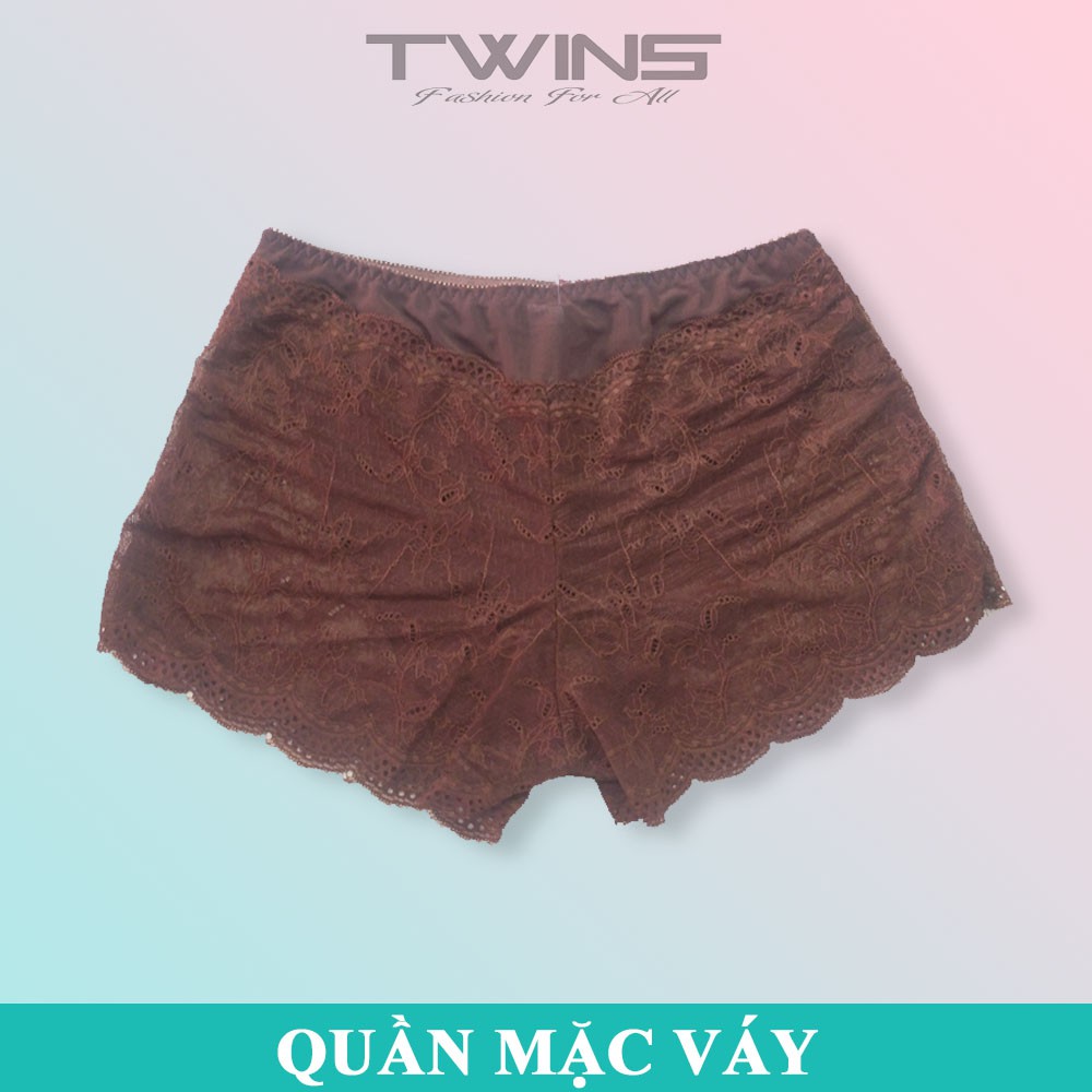 Quần lót nữ ren sexy cao cấp mặc trong váy SD1158 dạng đùi/ boxer thoải mái quyến rũ size dưới 55kg