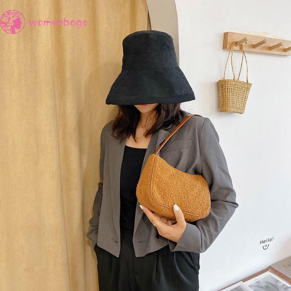 Túi xách cầm tay màu trơn thời trang thu đông thường ngày cho nữ | BigBuy360 - bigbuy360.vn