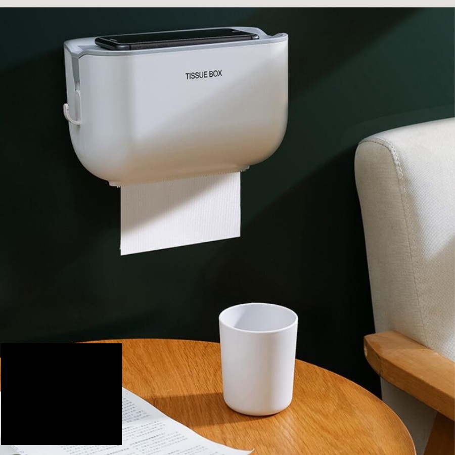 Hộp Đựng Giấy Dán Tường, vệ sinh, Đa Năng, Rút Đáy Treo Tường
