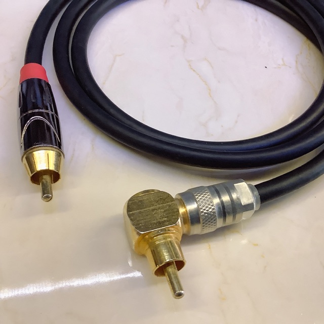 Dây kết nối coaxial 75 ohm 1 đầu góc siêu xịn