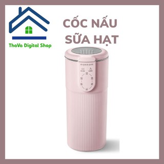 Máy ,cốc nấu sữa hạt , xay sinh tố mokkom nhỏ gọn tiện lợi dùng cho cá nhân , sử dụng đơn giản dễ mang theo - thava shop