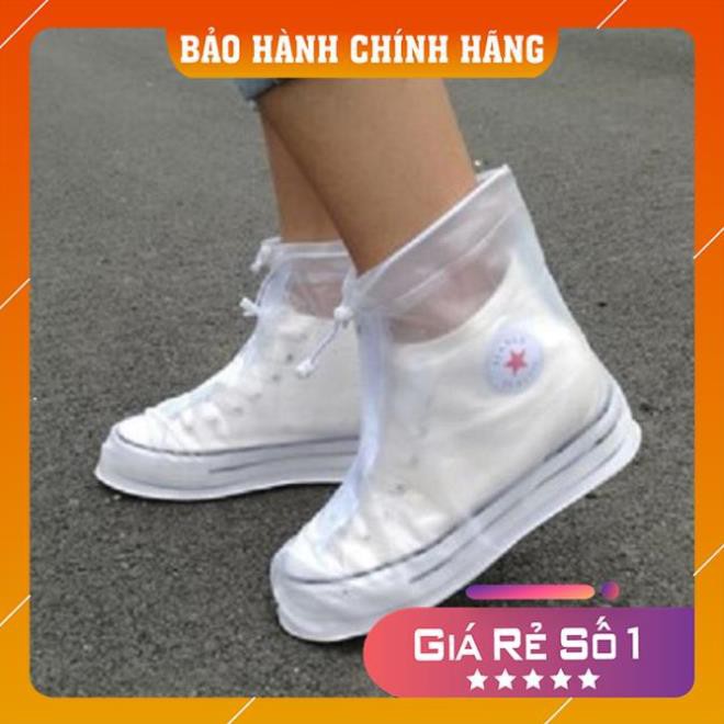 [Hàng Nhập Khẩu - Cao Cấp ] Áo Mưa Giày Trong Suốt Cao Cấp Sang Trong & Quý Phái