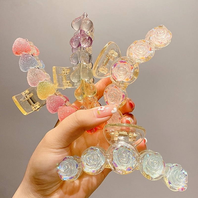 Kẹp Tóc Đính Ngọc Trai Giả Phong Cách Hàn Quốc