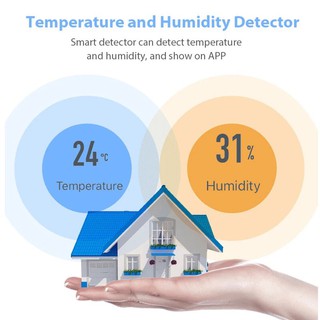 Cảm biến Nhiệt độ - Độ ẩm Zigbee Tuya
