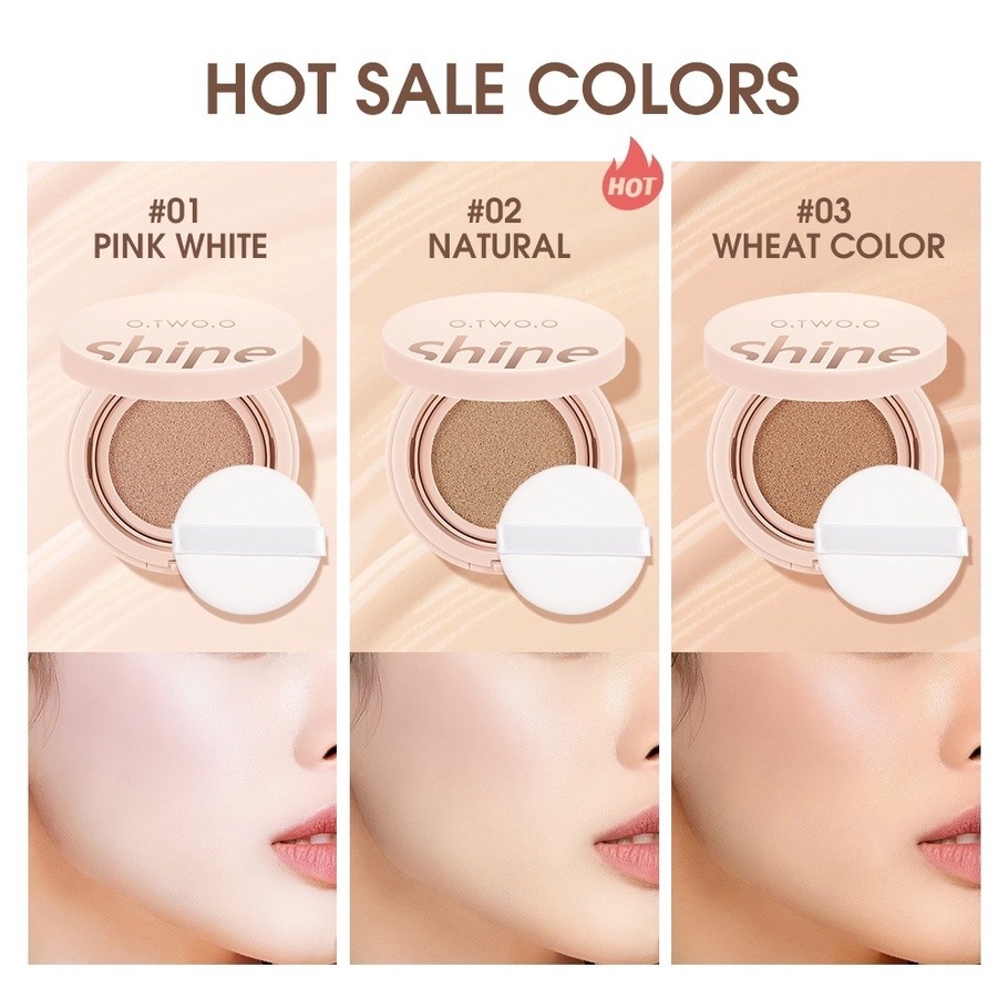 Kem BB Dạng Air Cushion O.TWO.O Che Khuyết Điểm Làm Sáng Da Chống Nước Lâu Trôi 2022